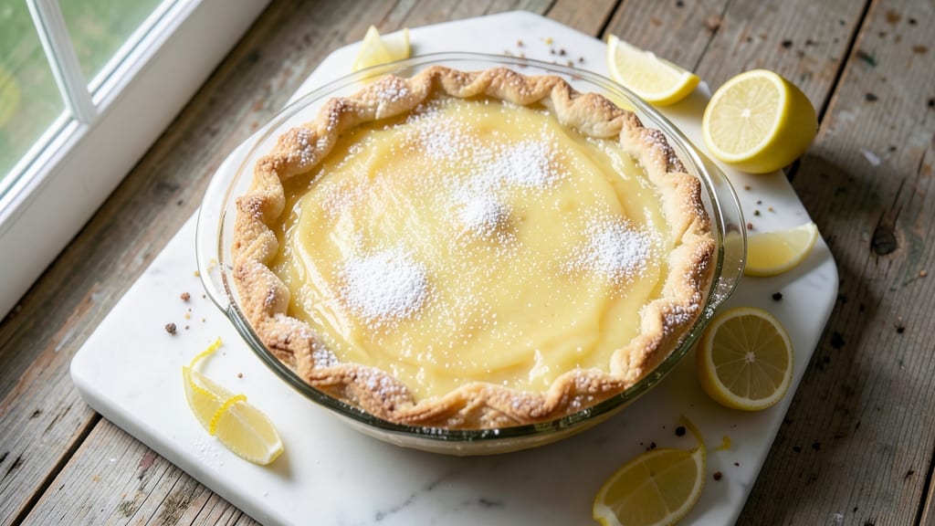 Anna Olson's Lemon Pie Recipe: Bright Citrus Zing with Crisp Lattice Crust