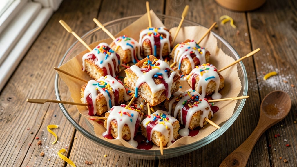 Rice Krispie Treats on a Stick Recipe: Dip-and-Bite Fun for Kids' Parties