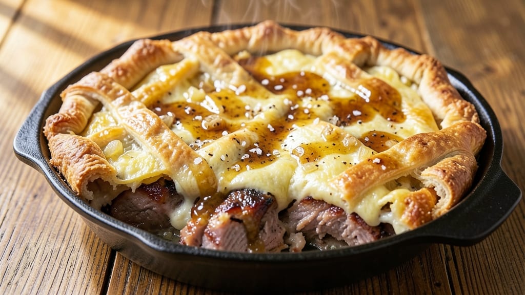 Pork and Egg Pie Recipe: Savory Flaky Crust With Silky Fillings