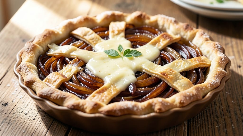 Alsatian Onion Pie Recipe: Caramelized Layers of Savory Sweetness