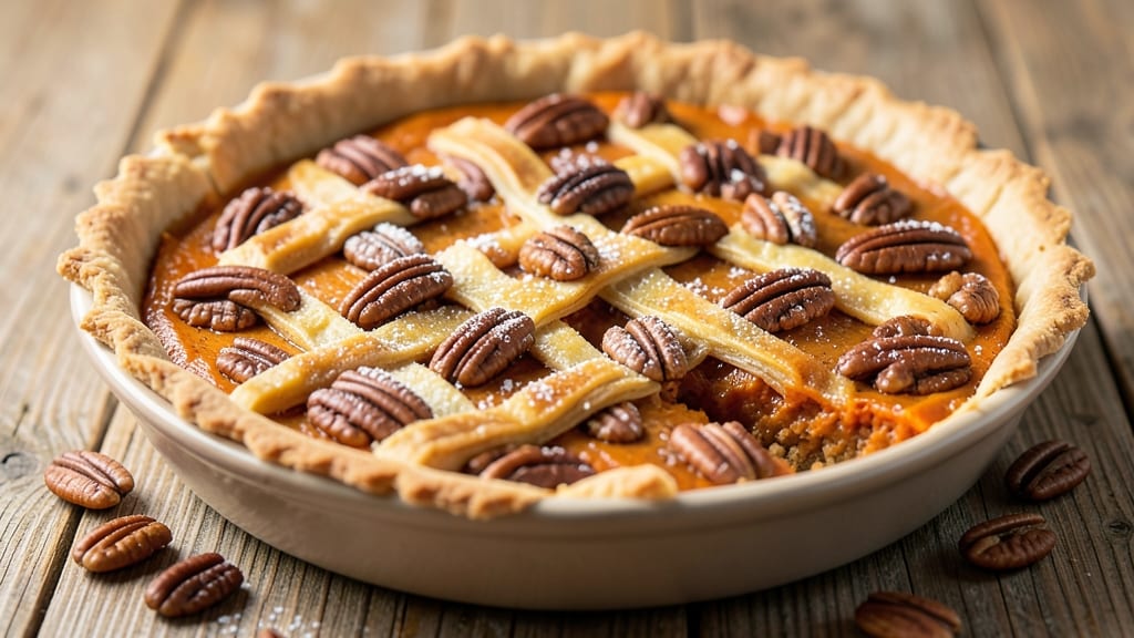 Southern Sweet Potato Pecan Pie Recipe: Spiced Filling and Nutty Crunch Harmony