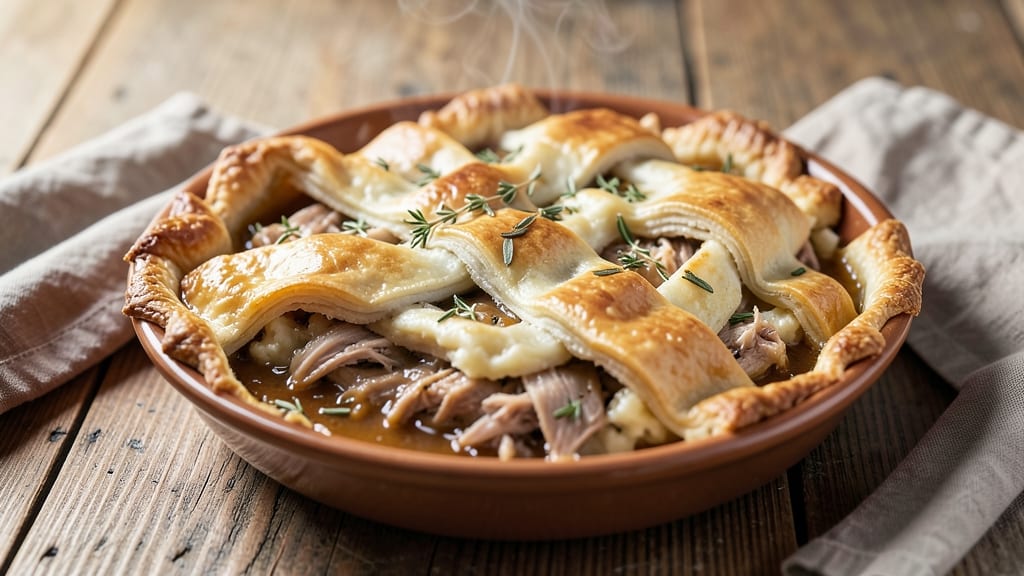 Ree Drummond's Turkey Pot Pie Recipe: Homestyle Gravy and Tender Shreds in One Dish