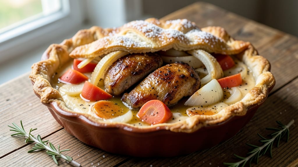 Soul Food Chicken Pot Pie Recipe: Smoky Gravy and Flaky Crust Harmony