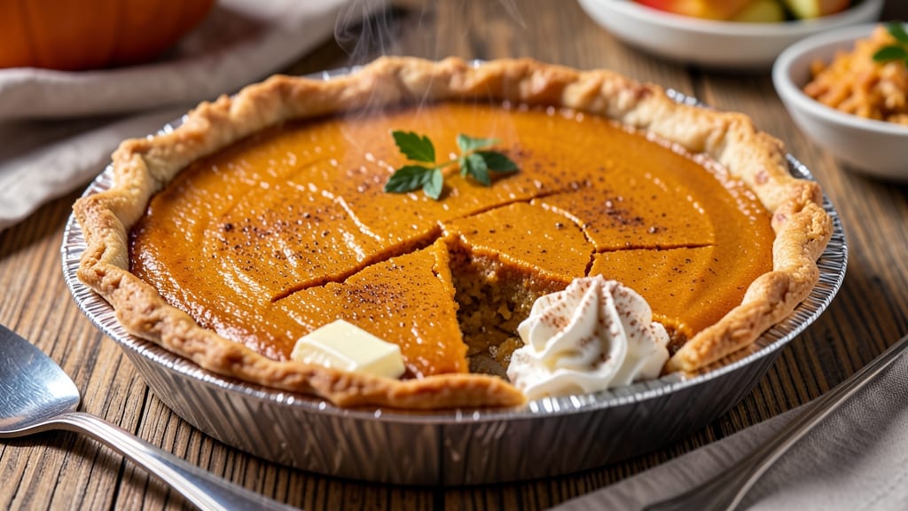 9.5-Inch Pumpkin Pie Recipe: Perfectly Spiced, Foil-Sealed Crust