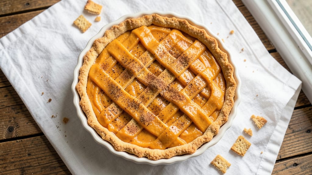 3-Ingredient Pumpkin Pie Recipe: Spiced Filling and Graham Cracker Crust Magic