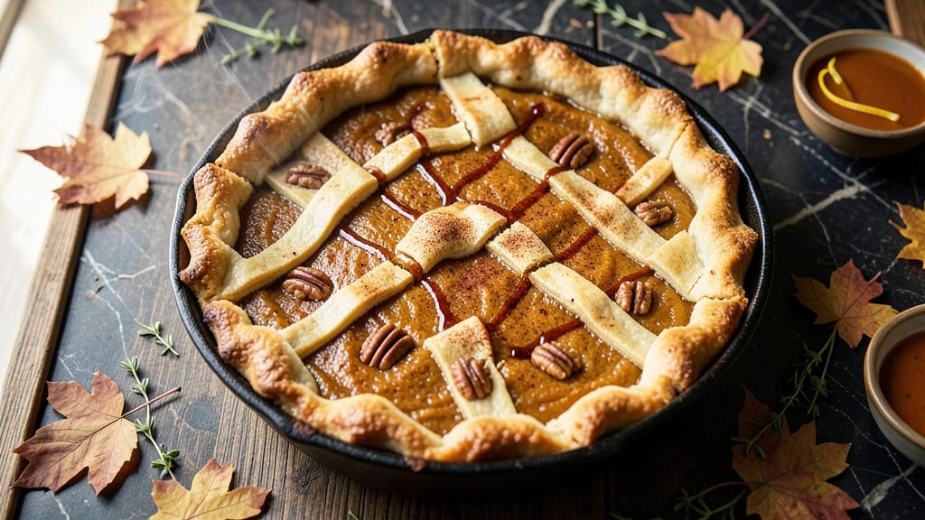 18th Century Pumpkin Pie Recipe: Spiced Rum-Infused Filling and Foil-Sealed Crust