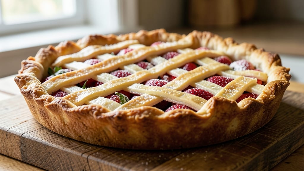 2-Crust Strawberry Pie Recipe: Juicy Fruit Layers with Buttery Crust Bites