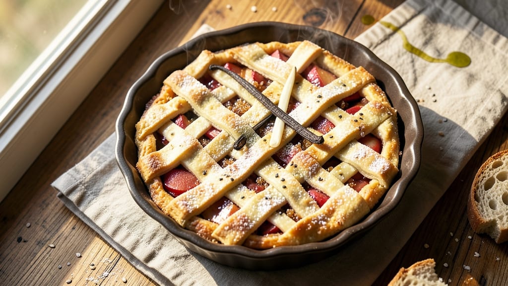 Anna Olson's Apple Pie Recipe: Golden Lattice Crust With Spiced Vanilla Swirls