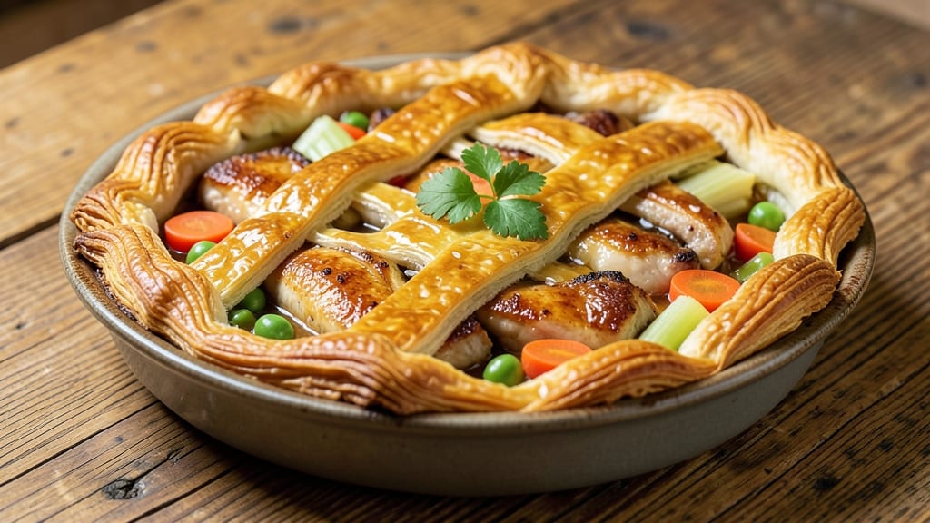 Pot Pie Recipe Using Puff Pastry: Savory Gravy and Flaky Layers in One Bite