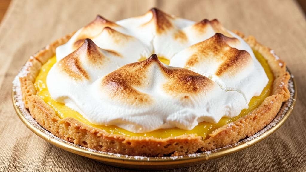 10-Inch Lemon Meringue Pie Recipe: Zesty Tartness and Cloud-Like Topping