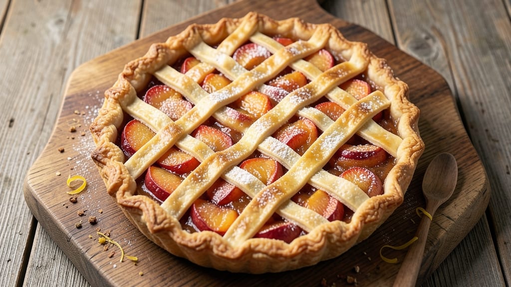 10-Inch Peach Pie Recipe: Juicy Slices With Foil-Sealed Crust Brilliance