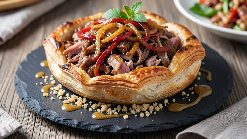 Shredded Pork Pie Recipe: Flaky Pastry Hugs Savory Meat Every Bite