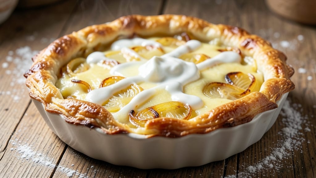 Cheese and Onion Pie Recipe by Mary Berry: Savory Tart Perfection with Buttery Layers