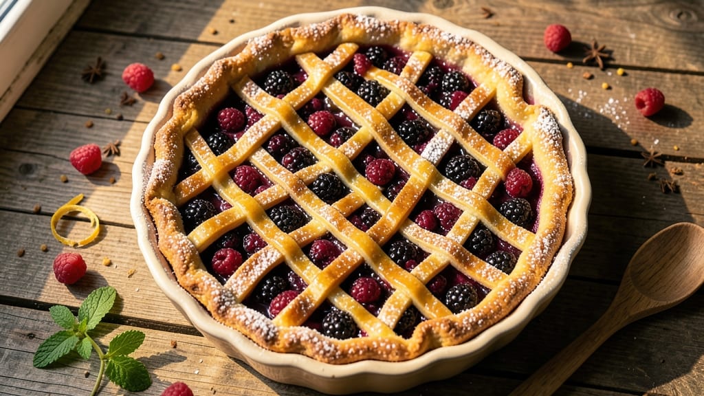 Amish Black Raspberry Pie Recipe: Deep Purple Swirls and Crispy Homestyle Crust