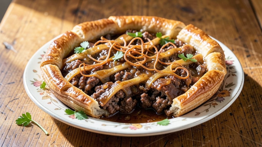 4 and 20 Meat Pie Recipe: Golden Gravy Pool With Perfectly Sealed Crust