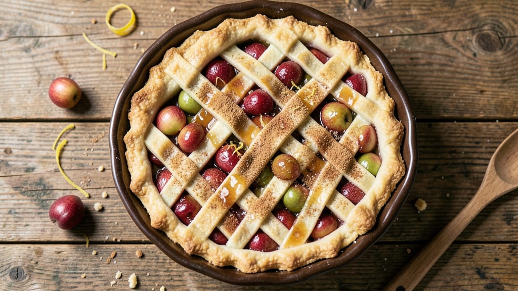 Apple Pie Recipe With Crab Apples: Rustic Tartness and Golden Crust Magic