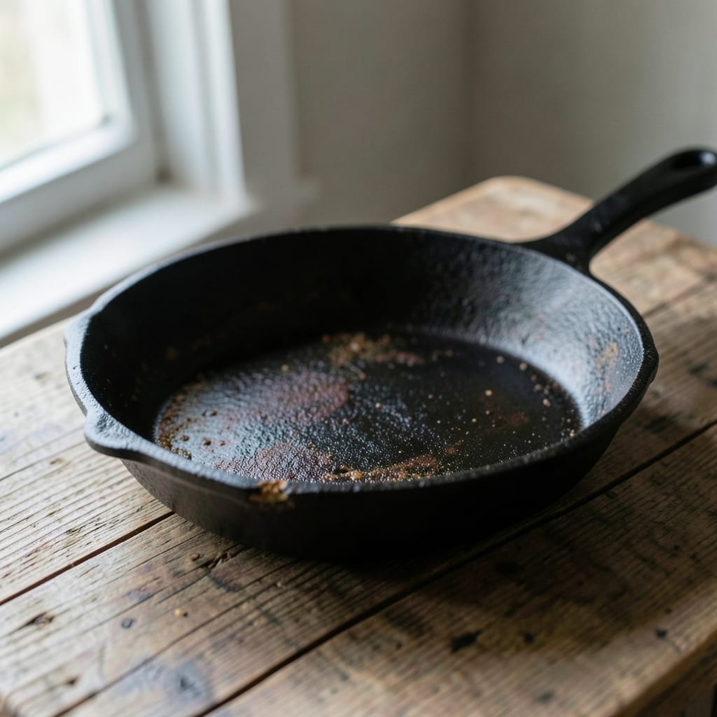 The cast iron skillet