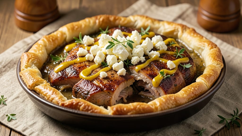 Pork and Stilton Pie Recipe: Savory Cheese and Meat Harmony in Crisp Pastry