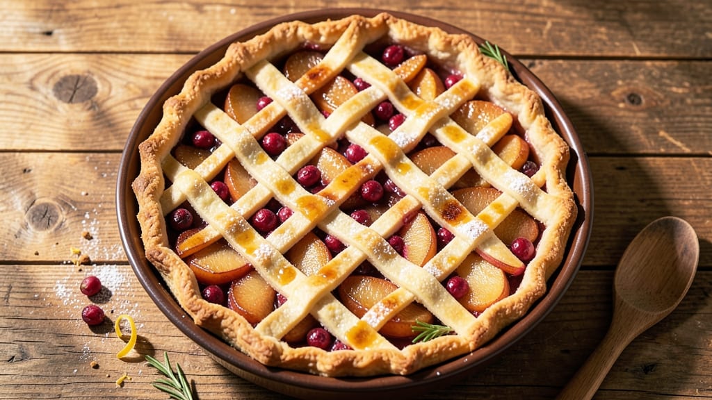 Apple Pear Cranberry Pie Recipe: Triple-Fruit Tartness With Foil-Sealed Crust