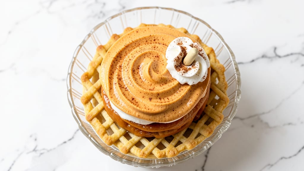 Pumpkin Pie Ice Cream Cake Recipe: Swirled Creamy Layers and Spiced Crunch
