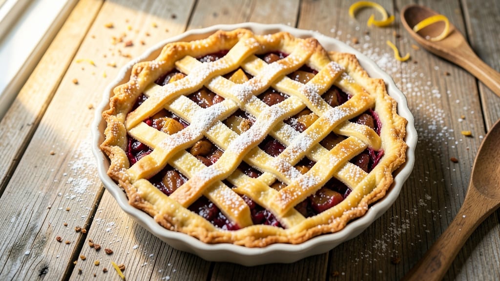 9 Double Crust Pie Recipe: Shatterproof Lattice With Foil-Sealed Filling