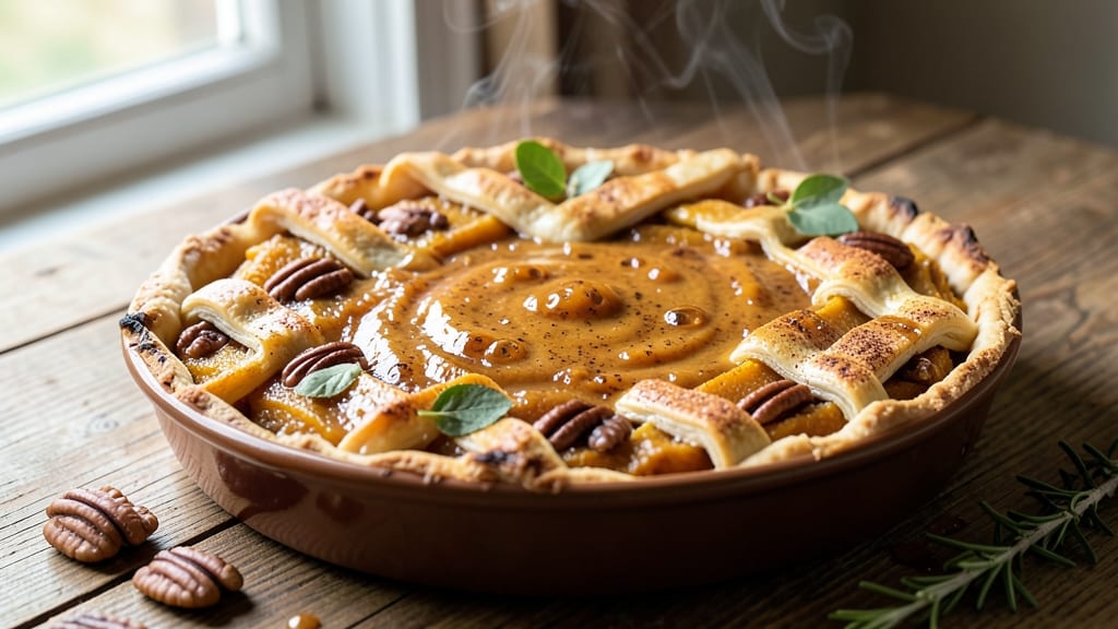Roasted Butternut Squash Pie Recipe: Spiced Roast Sweetness with Crispy Topping