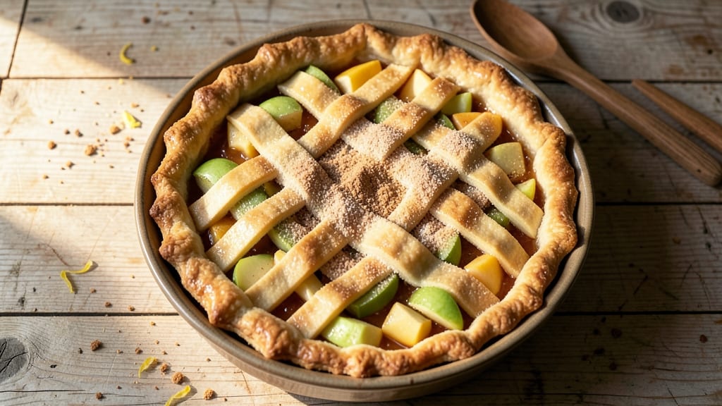 Pillsbury Homemade Apple Pie Recipe: Cinnamon-Spiced Lattice Crunch