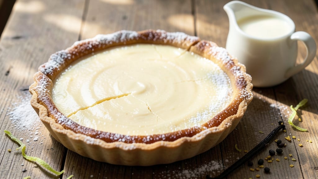 Add Custard Pie Recipe: Vanilla Swirls and Silky Smooth Filling
