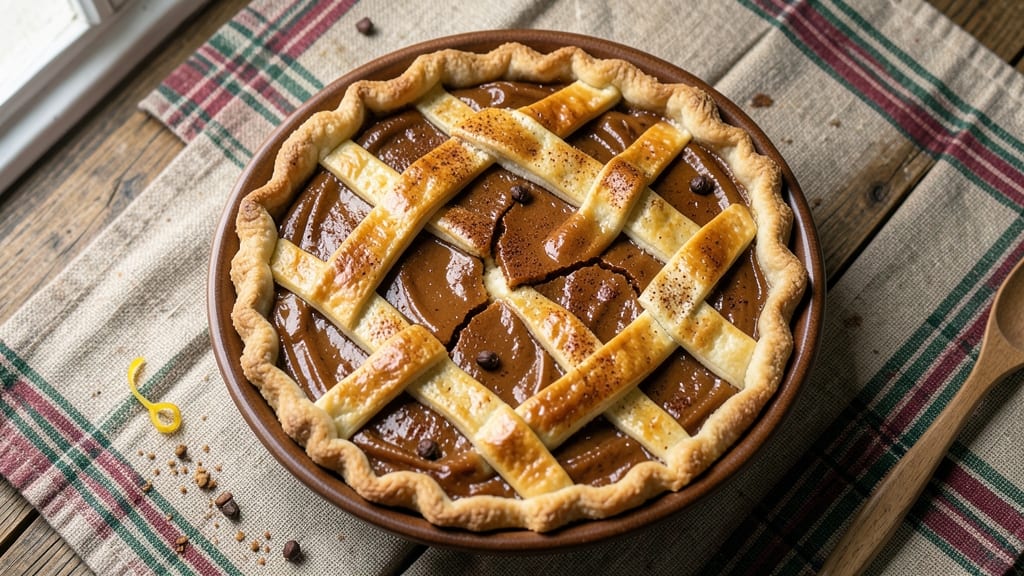 Almost Christmas Sweet Potato Pie Recipe: Warm Vanilla-Infused Spice in Foil-Sealed Crust